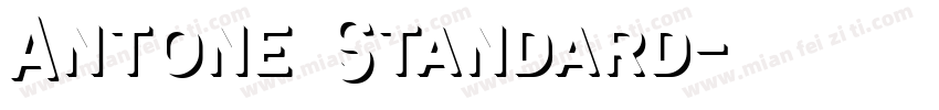 Antone Standard字体转换